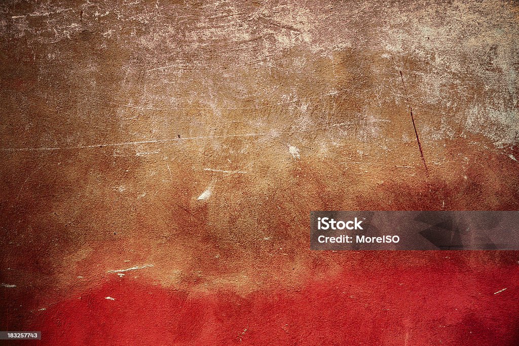 Graffiato rosso muro sfondo Texture modello nessuno - Foto stock royalty-free di Multicolore