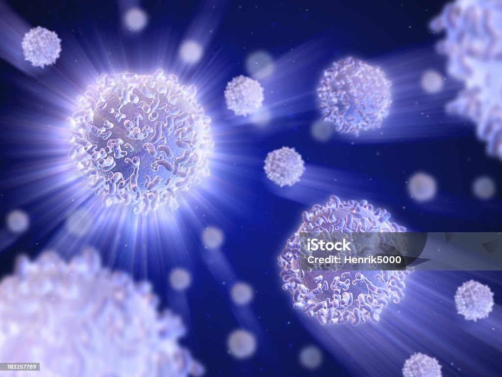 Лейкоциты - Стоковые фото Белая клетка крови роялти-фри