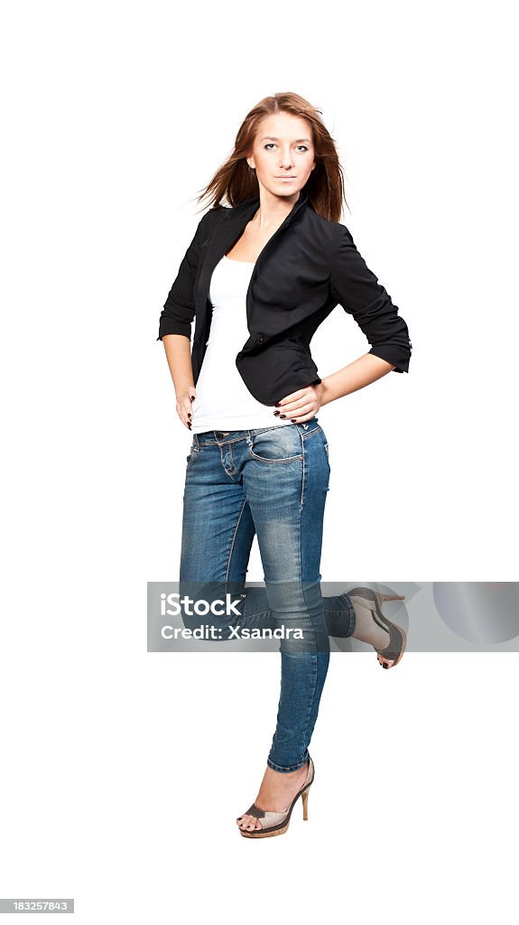 Modelo de moda - Foto de stock de Jeans Skinny royalty-free