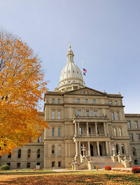 istock Capitol Building, Lansing Michigan 183257967