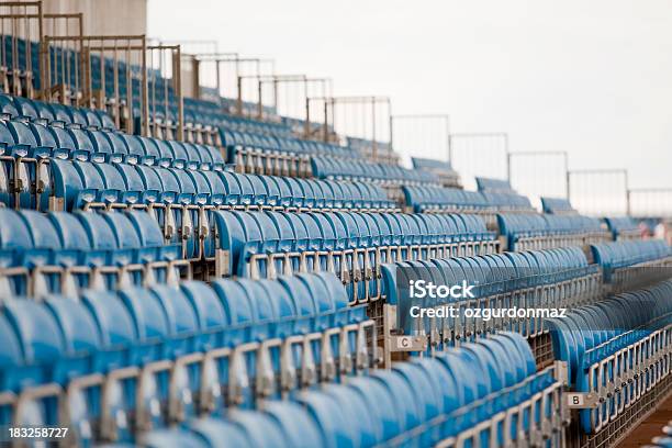 Stadium Seats Stock Photo - Download Image Now - Silverstone, Bleachers, England