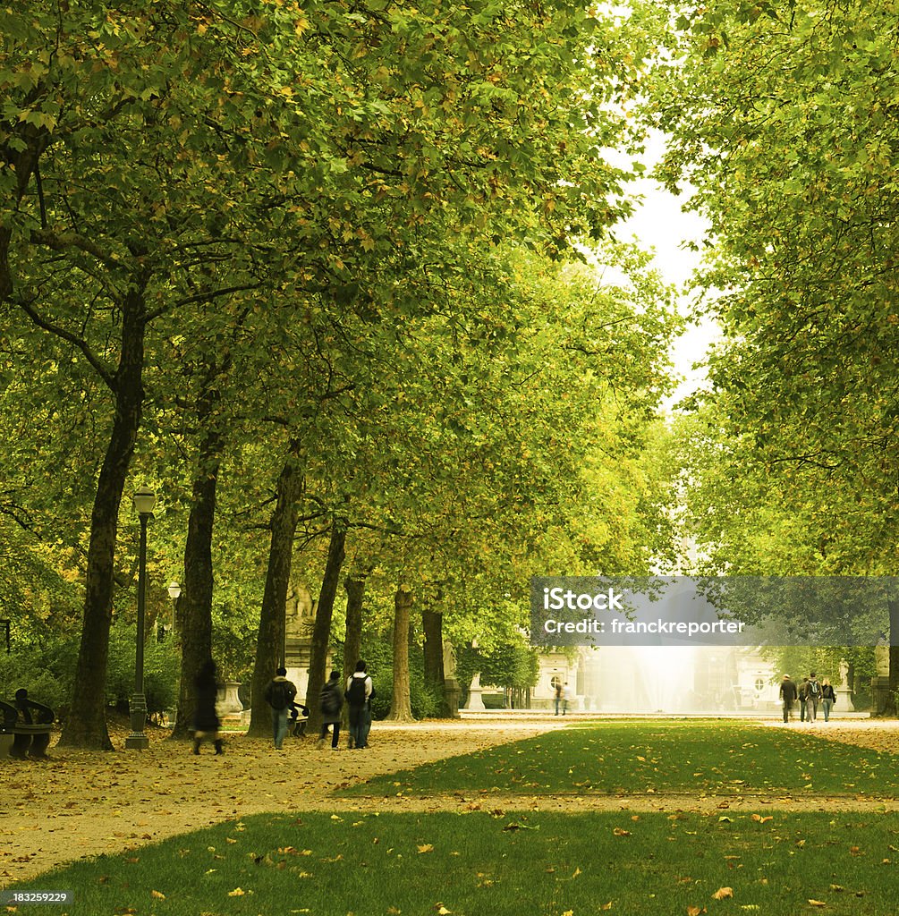 Outono park, em Bruxelas, Bélgica - Foto de stock de Região de Bruxelas-Capital royalty-free