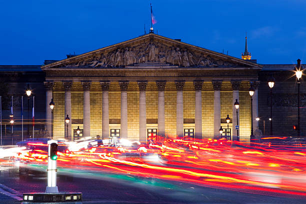 istock Traffic at Rush Hour, Dusk, Paris, Place de la Concorde 183259277