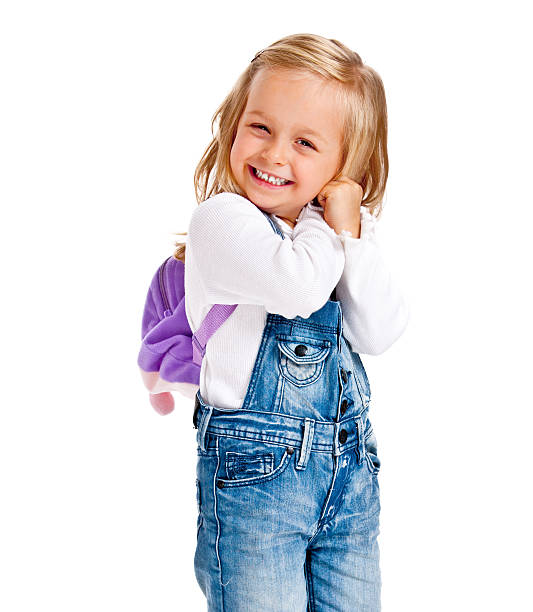 Lovely little girl isolated on whiteCheckout my lightboxes: