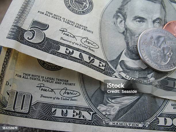 American Pieniędzy - zdjęcia stockowe i więcej obrazów Banknot USA - Banknot USA, Symbol dolara, Liczba 15
