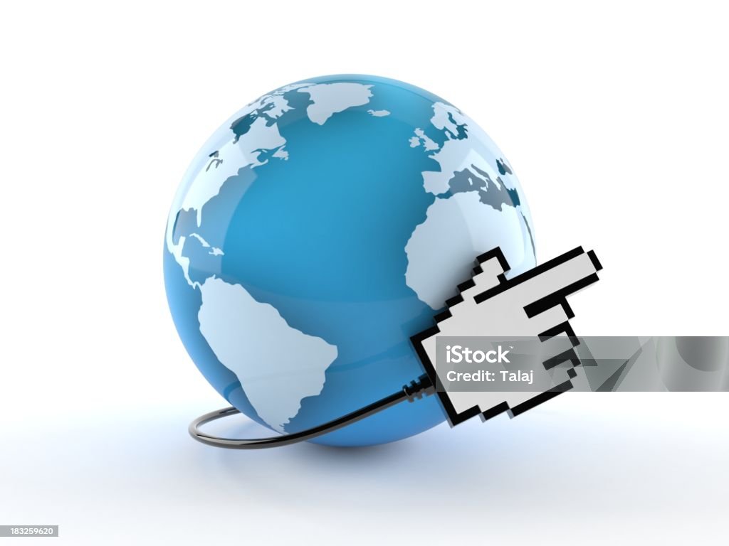 World-internet - Lizenzfrei Blau Stock-Foto