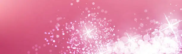 Vector illustration of Sparkling Holiday Template, Abstract Blurred Background