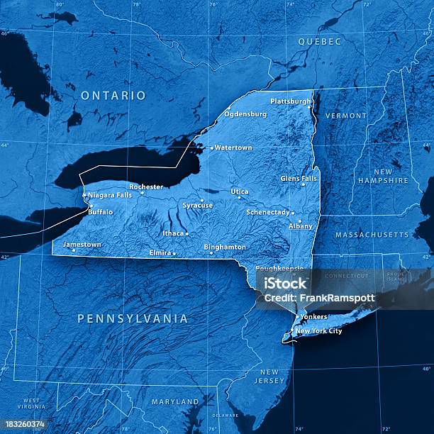 New York State Miast Mapy Topograficznej - zdjęcia stockowe i więcej obrazów Mapa - Mapa, Stan Nowy Jork, Nowy Jork