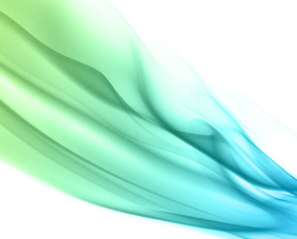 istock Smoke abstract in green and blue 183260467