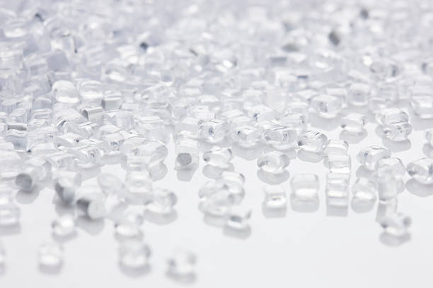 Plastic Resin Pellets Plastic Clear Resin Pellets polythene photos stock pictures, royalty-free photos & images