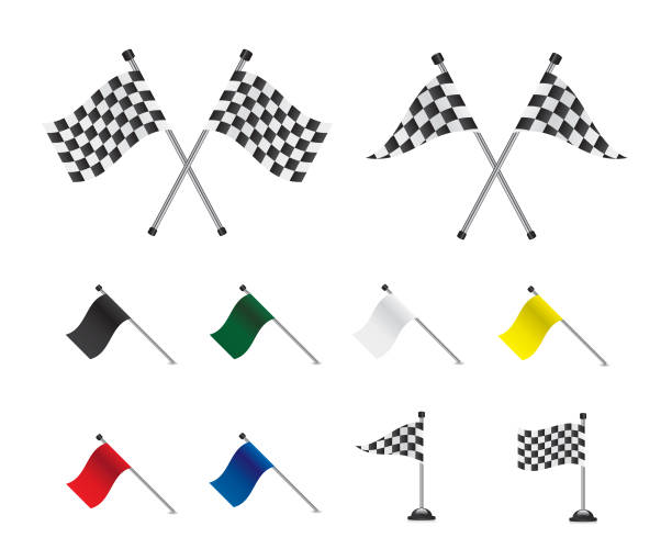 Green Racing Flag Color 660+ Green Flag Racing Stock Illustrations, Royalty-Free Vector ...