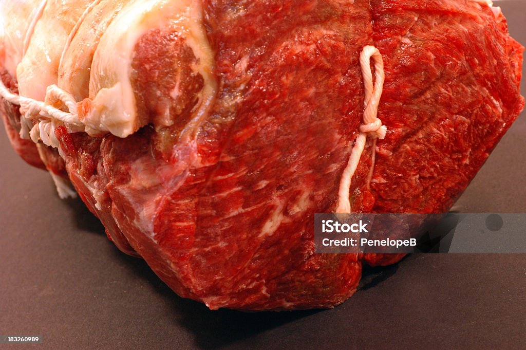 Orgânico Bio Assado de carne de bovino - Royalty-free Amarrado Foto de stock