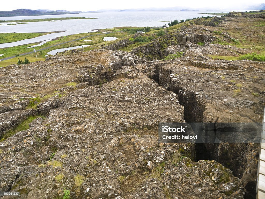 Parc national de Pingvellir - Photo de Ligne de faille libre de droits