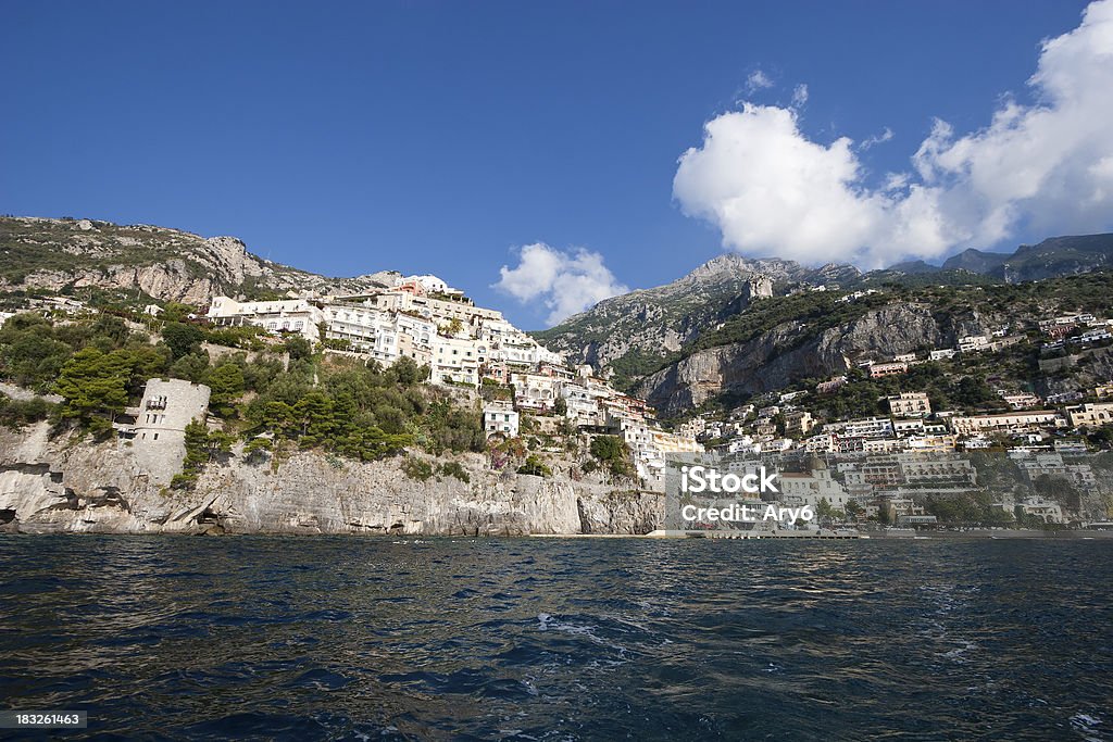 Positano (costiera amalfitana, Italia - Foto stock royalty-free di Ambientazione esterna