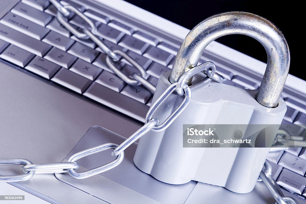 Segurança da Internet - Foto de stock de Computador royalty-free