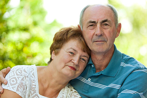 istock Senior couple portrait 183262565