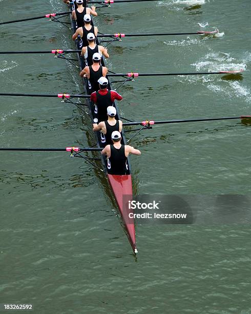 Photo libre de droit de Pour Hommes Homme 8aviron banque d'images et plus d'images libres de droit de Équipage de bateau - Équipage de bateau, Aviron, Ramer