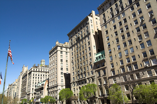 New York, NY, USA - June 10, 2022: The Plaza Hotel.