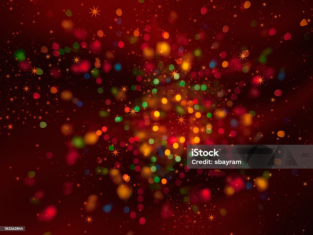 defocused liht with stars christmas background, defocused light with stars Backgrounds stock illustration