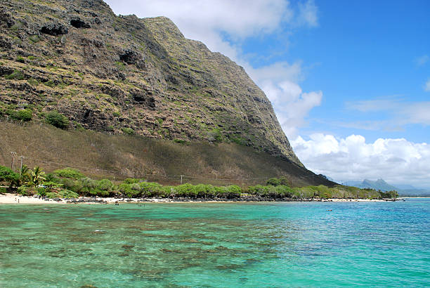 istock Crystal Clear Waters Beach in Oahu 183262897