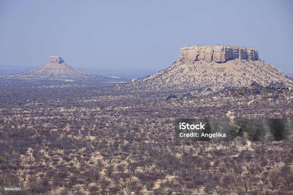 Paisagem perto Vingerklip, Namíbia - Foto de stock de Calor royalty-free