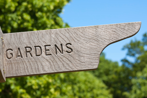 Gardens Sign