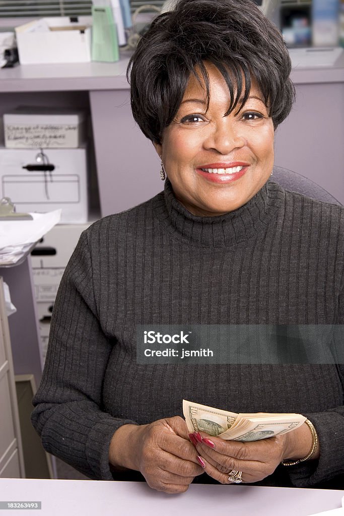 Bankangestellter Lächeln -1 - Lizenzfrei Bankangestellter Stock-Foto