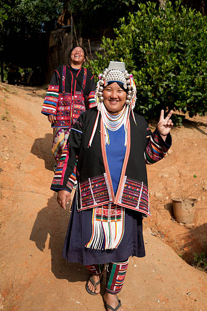 istock Thailand, traditionally dressed Akha hill tribe woman. 183263796