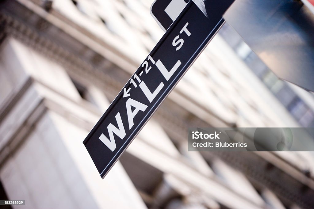Wall Street - Lizenzfrei Bauwerk Stock-Foto