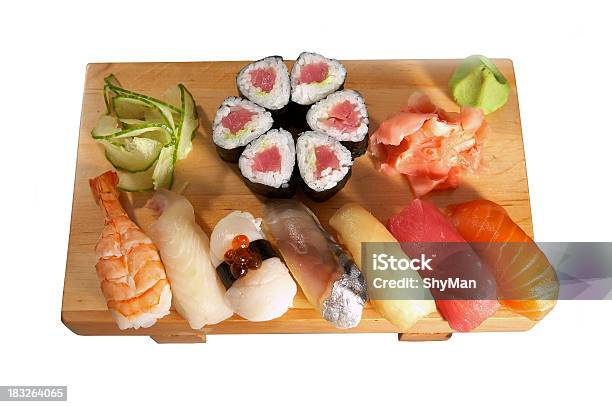 Sushi - Fotografie stock e altre immagini di Affamato - Affamato, Alimentazione sana, Antipasto