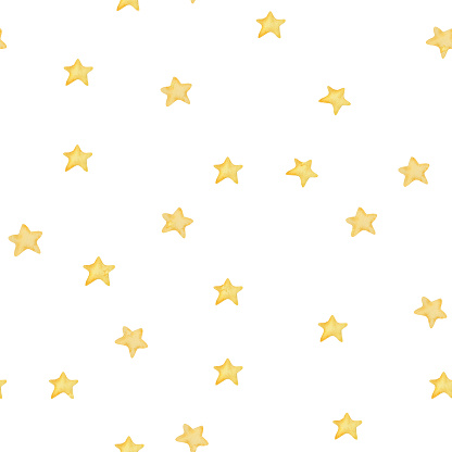 seamless pattern with stars. Childish background