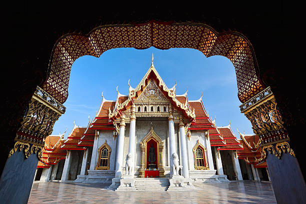 istock Marble Temple (Wat Benchamabophit), Bangkok, Thailand. 183264996