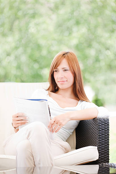 istock Young woman resting outdoors 183265473