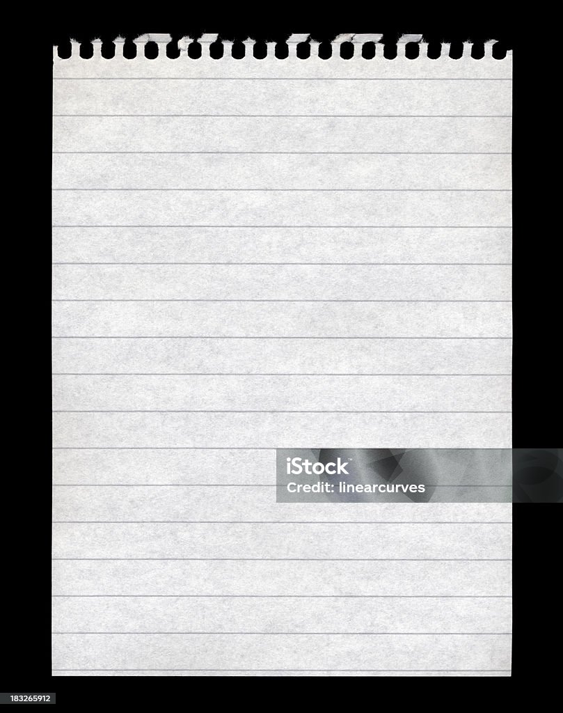 Blank note pad paper Hight resolution torn off blank notepad paper. Note Pad Stock Photo