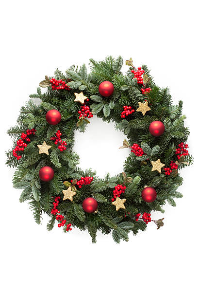 Christmas wreath Christmas wreath. Similar pictures from my portfolio: evergreen garland stock pictures, royalty-free photos & images