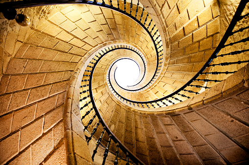 Spiral Staircase in Santiago de Compostela