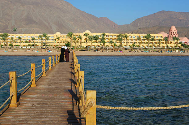 Early morning arabic beach "Early morning beach, Taba, Egypt" taba stock pictures, royalty-free photos & images