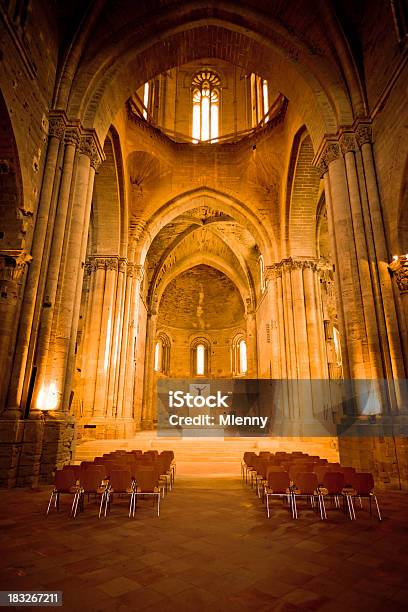 Kathedrale Innen Hauptgang Lleida Lerida Spanien La Seu Vella Stockfoto und mehr Bilder von Alt