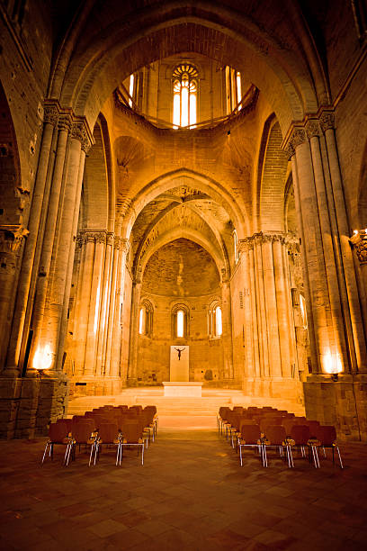 istock Cathedral Interior Main Aisle LLeida Lerida Spain La Seu Vella 183267211
