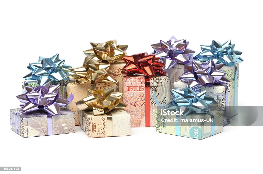 Presente de dinheiro - Foto de stock de Presente royalty-free