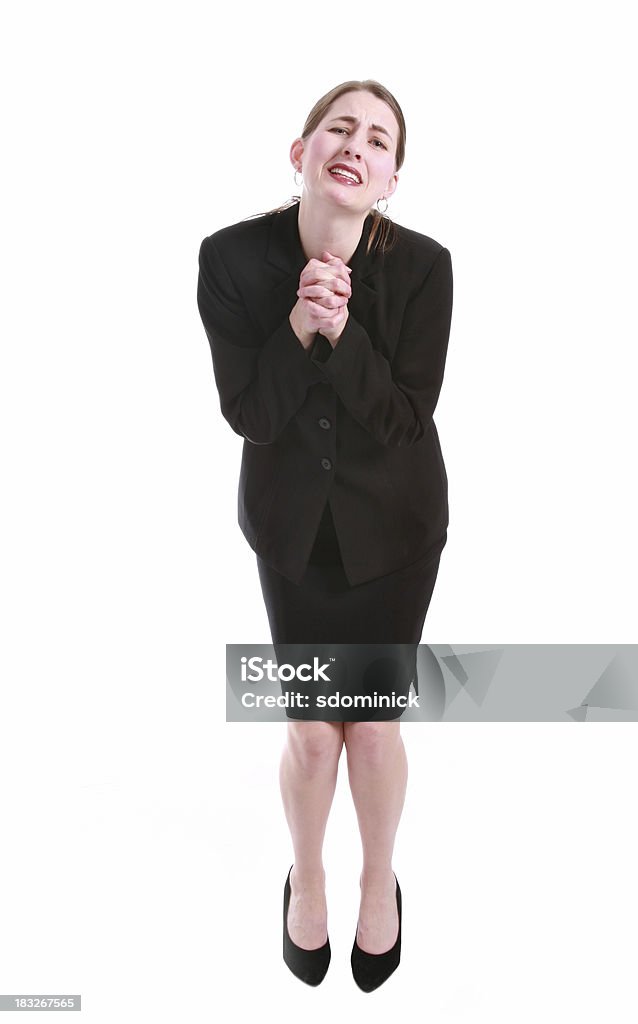 Begging Business Woman  Businesswoman Stock Photo