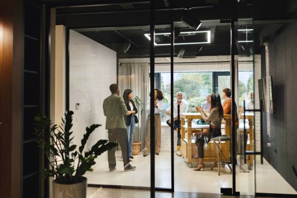 istock Business people brainstorming in the modern working space 1832681160
