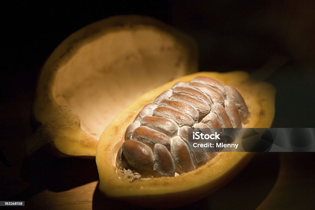 Chicchi di Cacao - Foto stock royalty-free di Macrofotografia