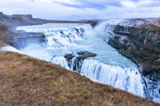 istock Gullfoss waterfall in Iceland golden circle in autumn 1832687162