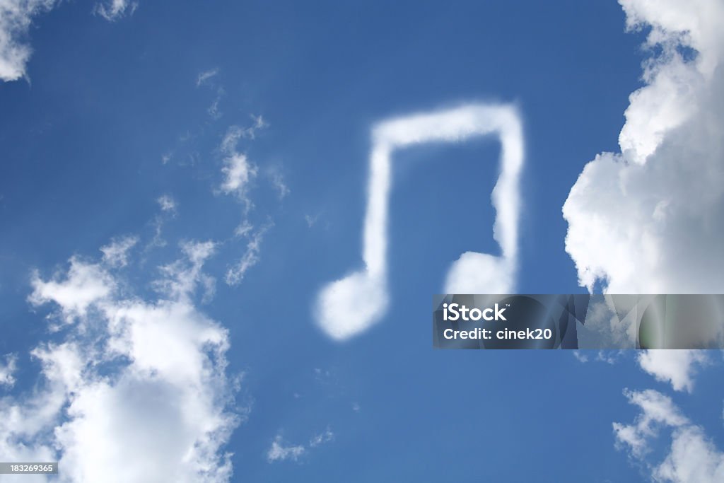 Wolke zu optimieren - Lizenzfrei Musik Stock-Foto