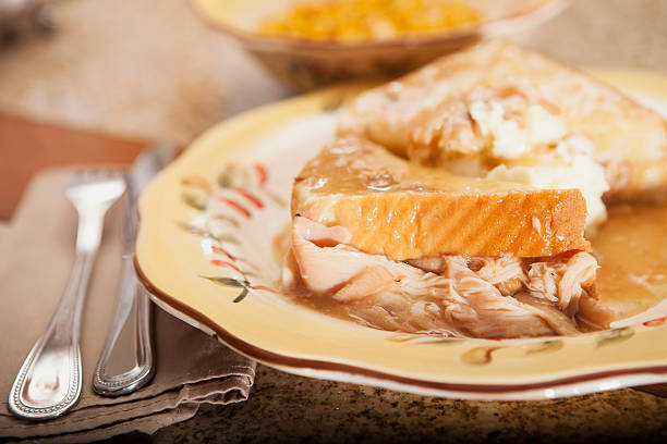 istock Roasted Turkey Sandwich and Gravy 183269799