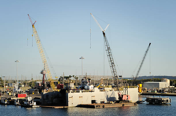 istock Ship and boat marine repair facility 183269940