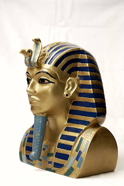 tut "cerámico - death mask of tutankhamun fotografías e imágenes de stock