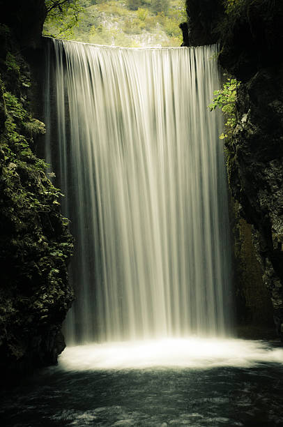 wodospad - silver cascade falls zdjęcia i obrazy z banku zdjęć