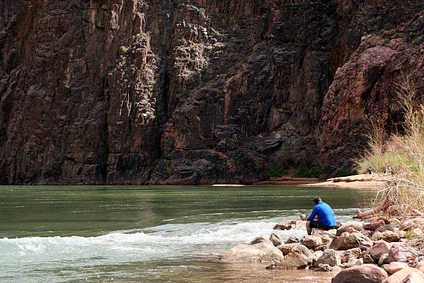 istock Man along the Colorado River 183270573